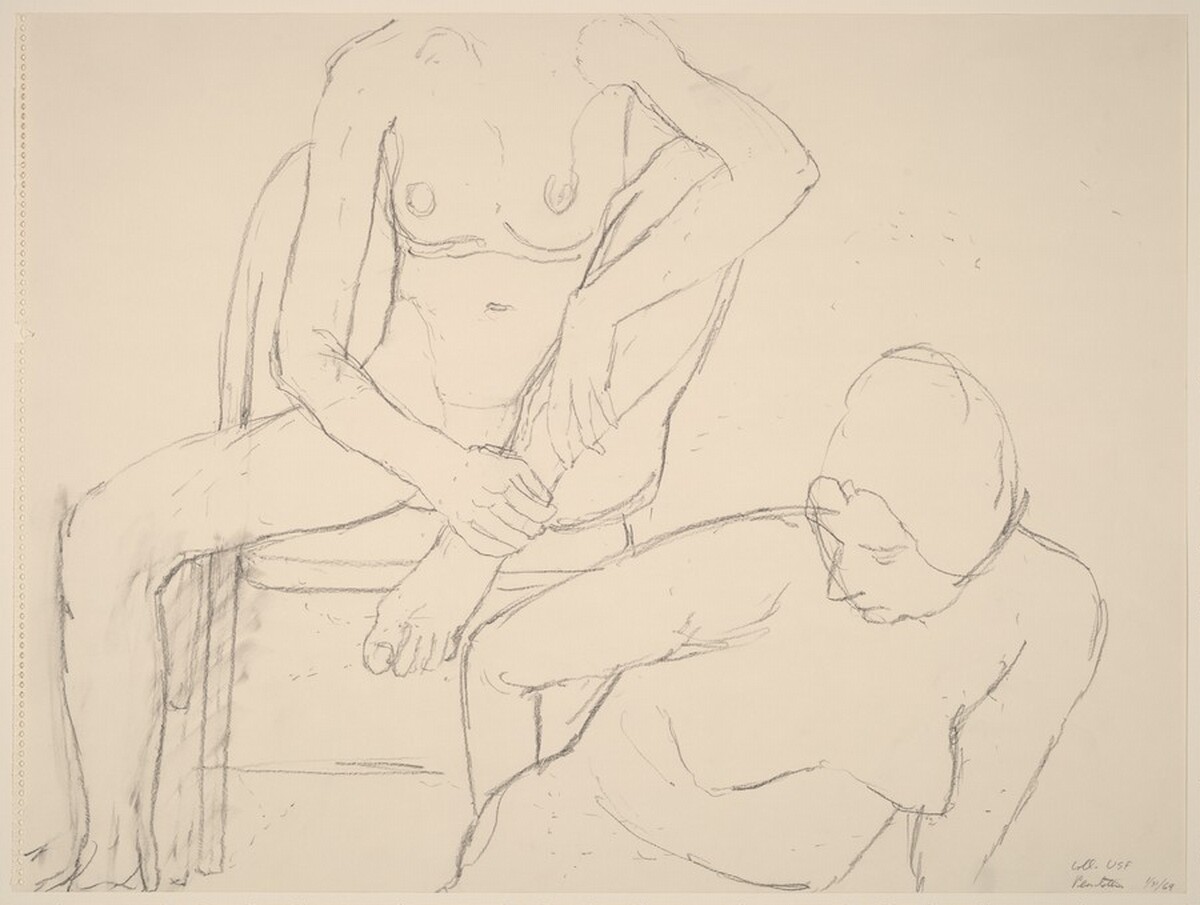 Study for "Untitled" by Philip Pearlstein