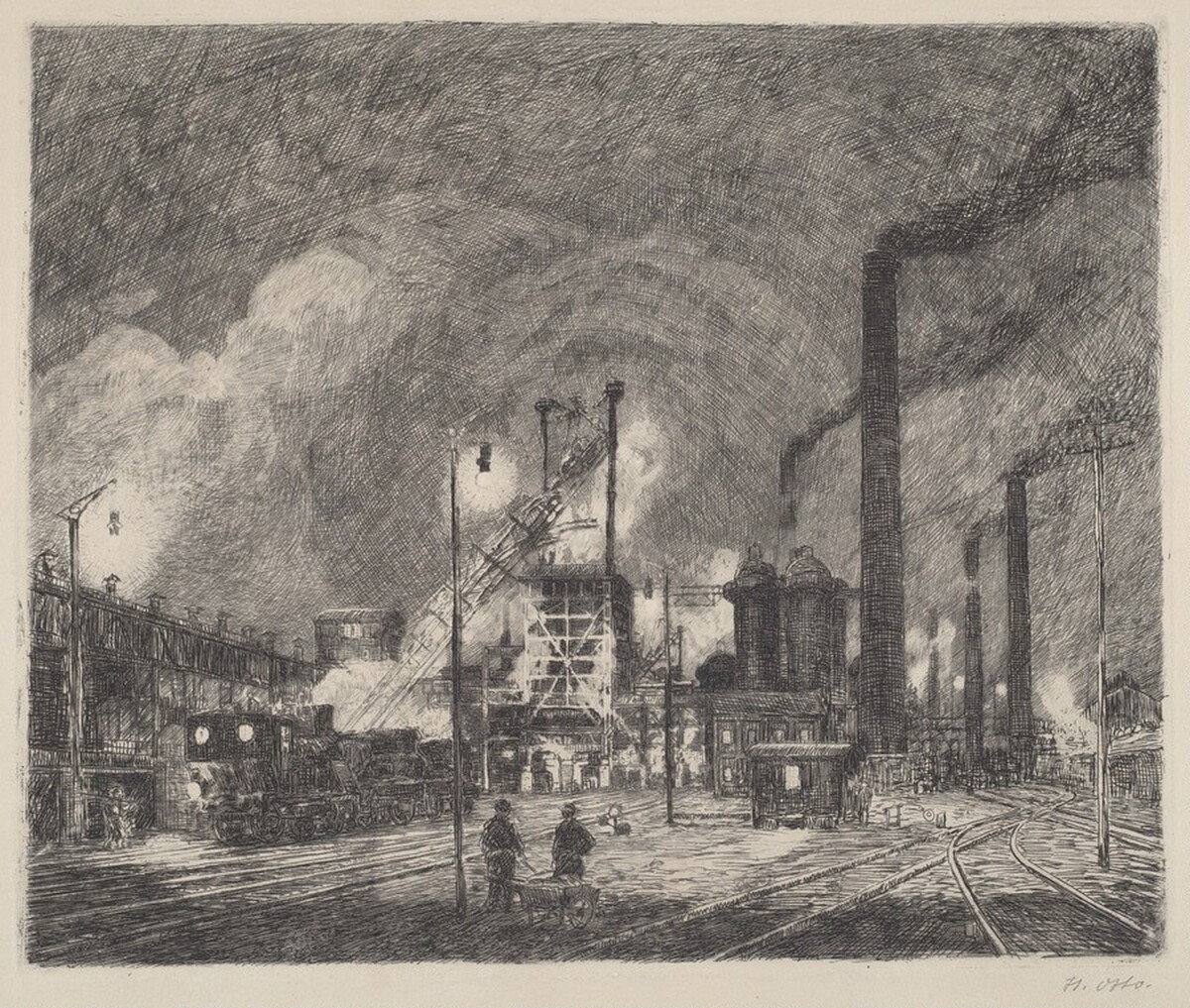 Untitled (Factory Scene) by Unknown