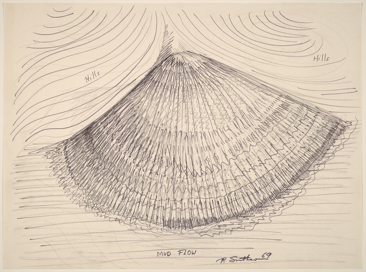 Mud Flow (F-14) by Robert Smithson