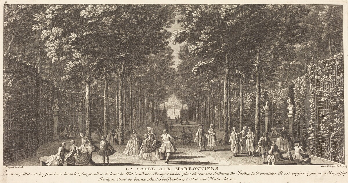 La Salle aux Marronniers by Jean-Baptiste Rigaud