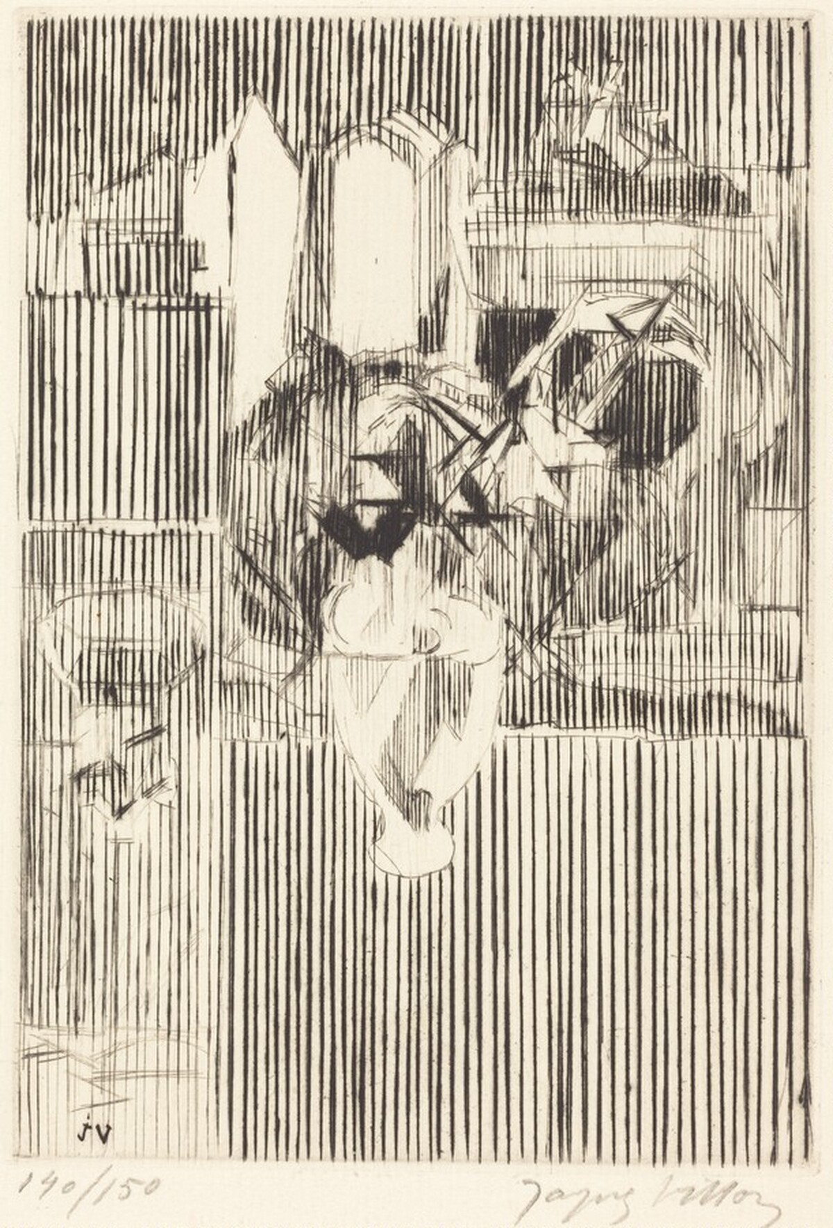 Small Vase of Flowers (Petite vase de fleurs) by Jacques Villon
