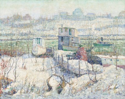 Boathouse, Winter, Harlem River