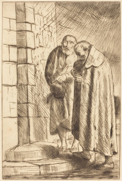 Saint Peter and Saint Paul in the Door of M. Richard (St. Pierre et St. Paul a la porte de M. Richard