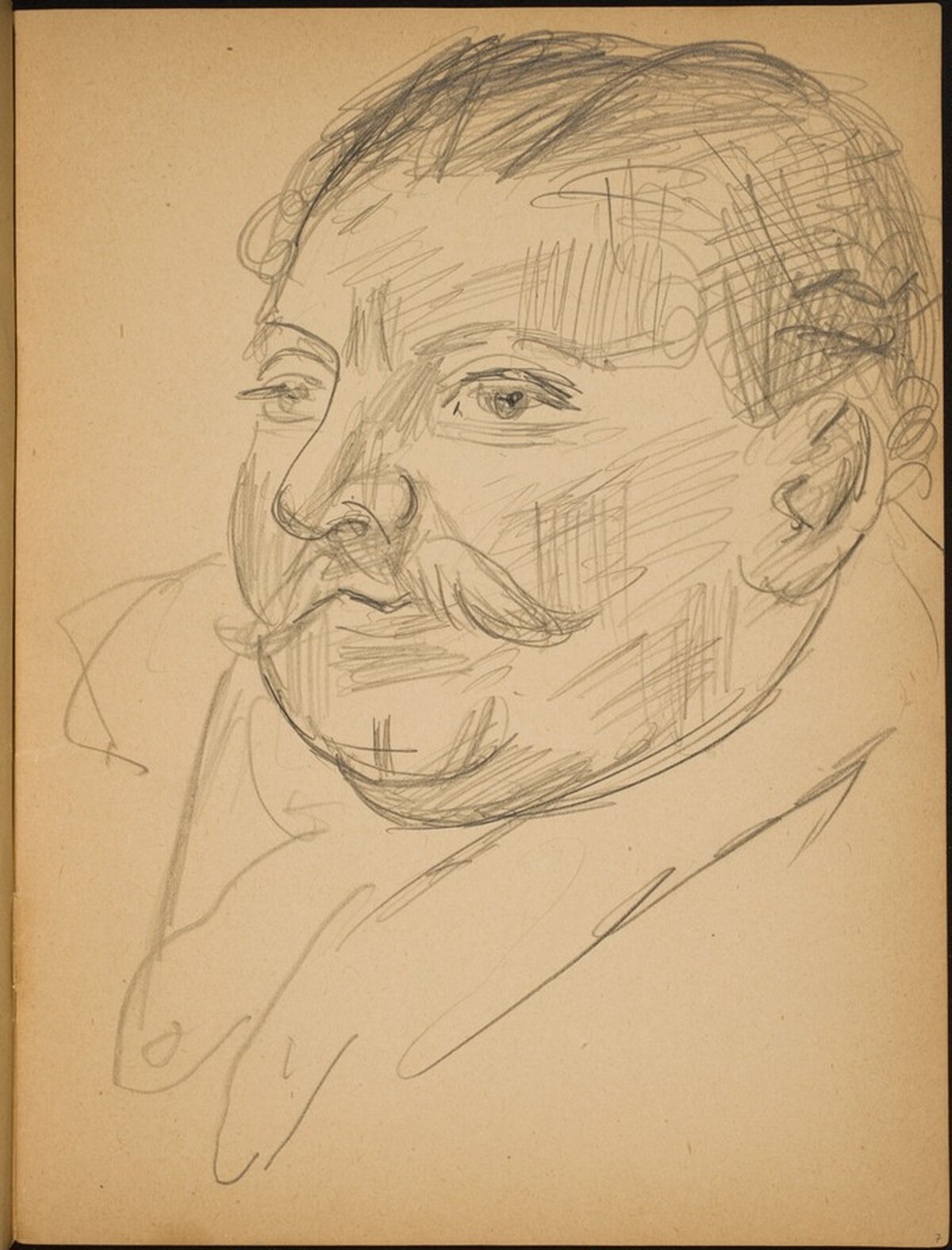Bildnis Heinrich George (Portrait of Heinrich George) [p. 7] by Max Beckmann