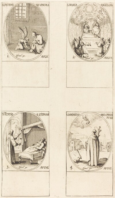 St. Peter,  Apostle; St. Mary of Angels; Discovery of the Body of St. Stephen; St. Dominicus