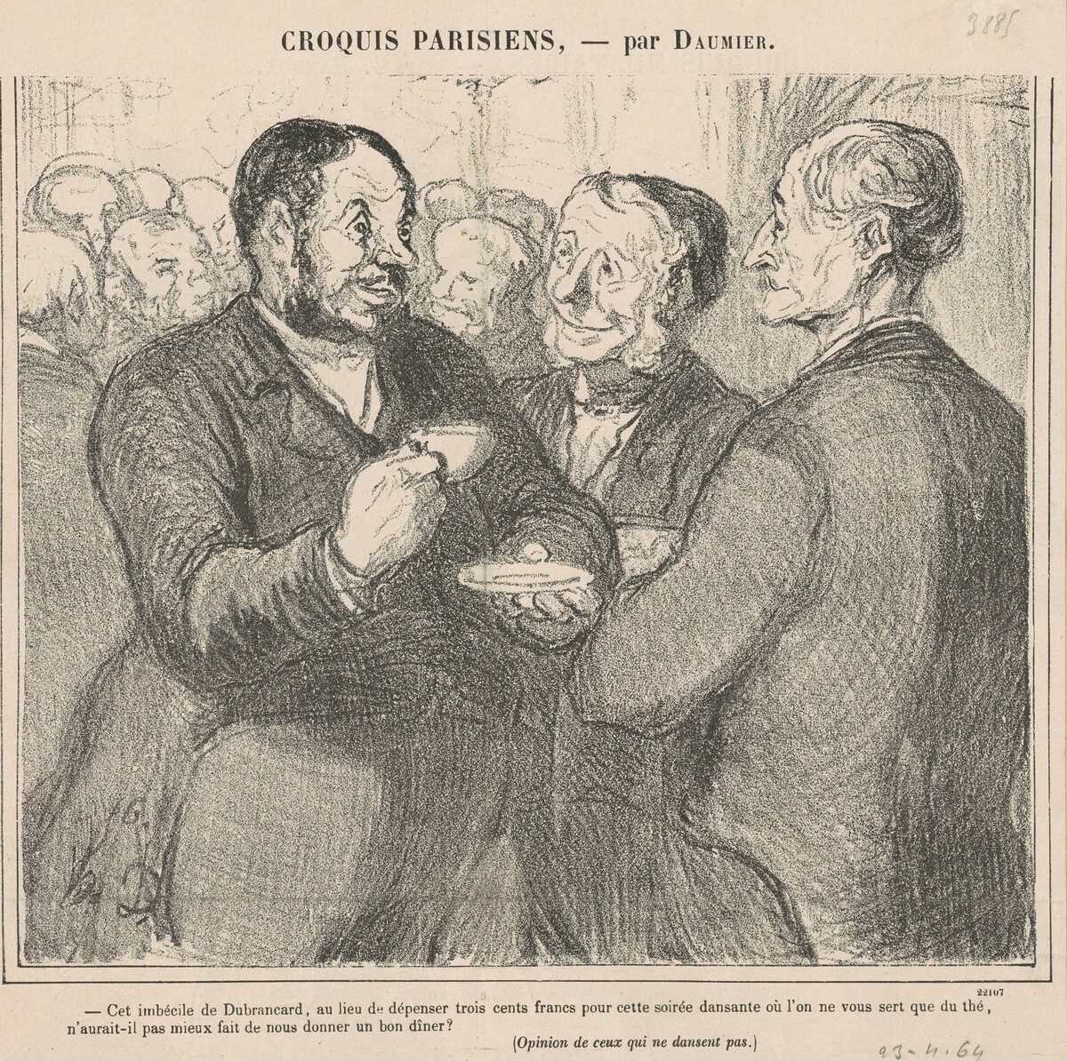 Cet imbécile de Dubrancart ... by Honoré Daumier