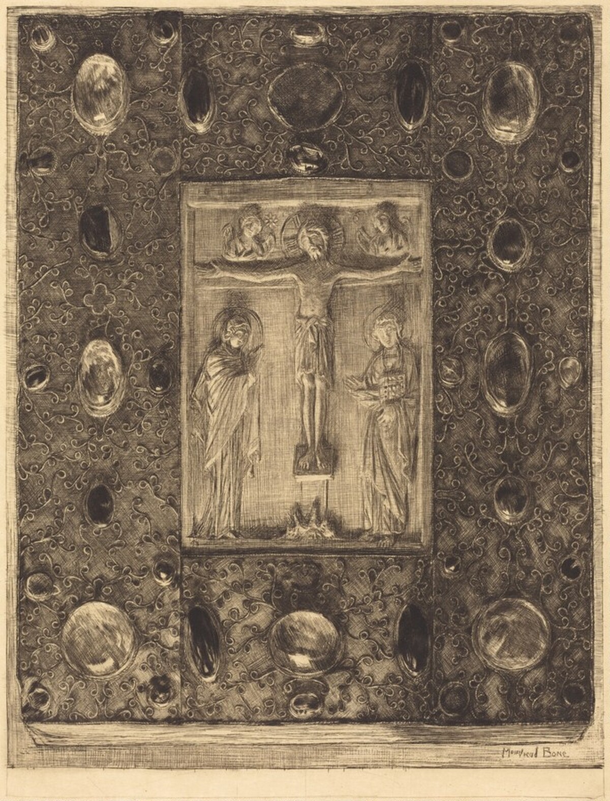 Rhenish Evangeliarium by Muirhead Bone