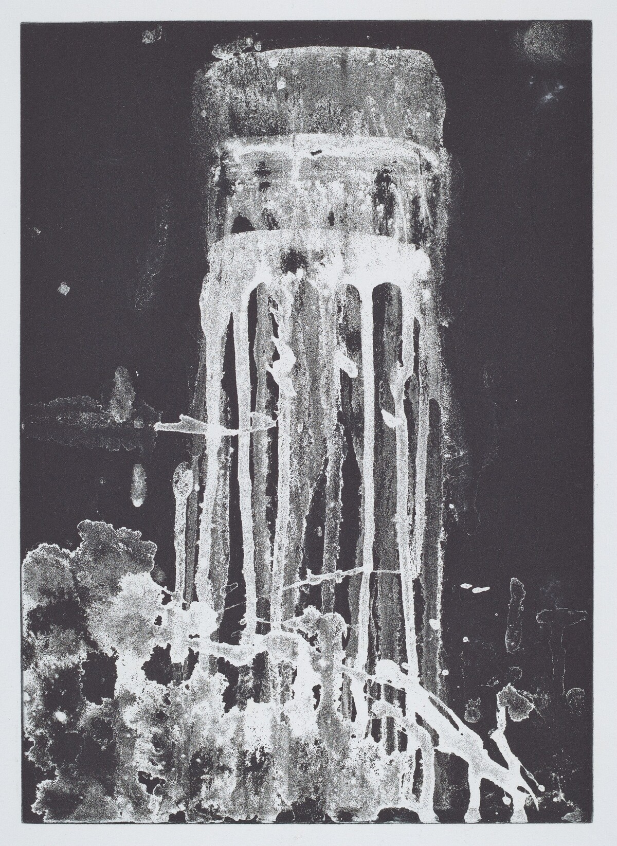 Small Vertical Falls by Pat Steir