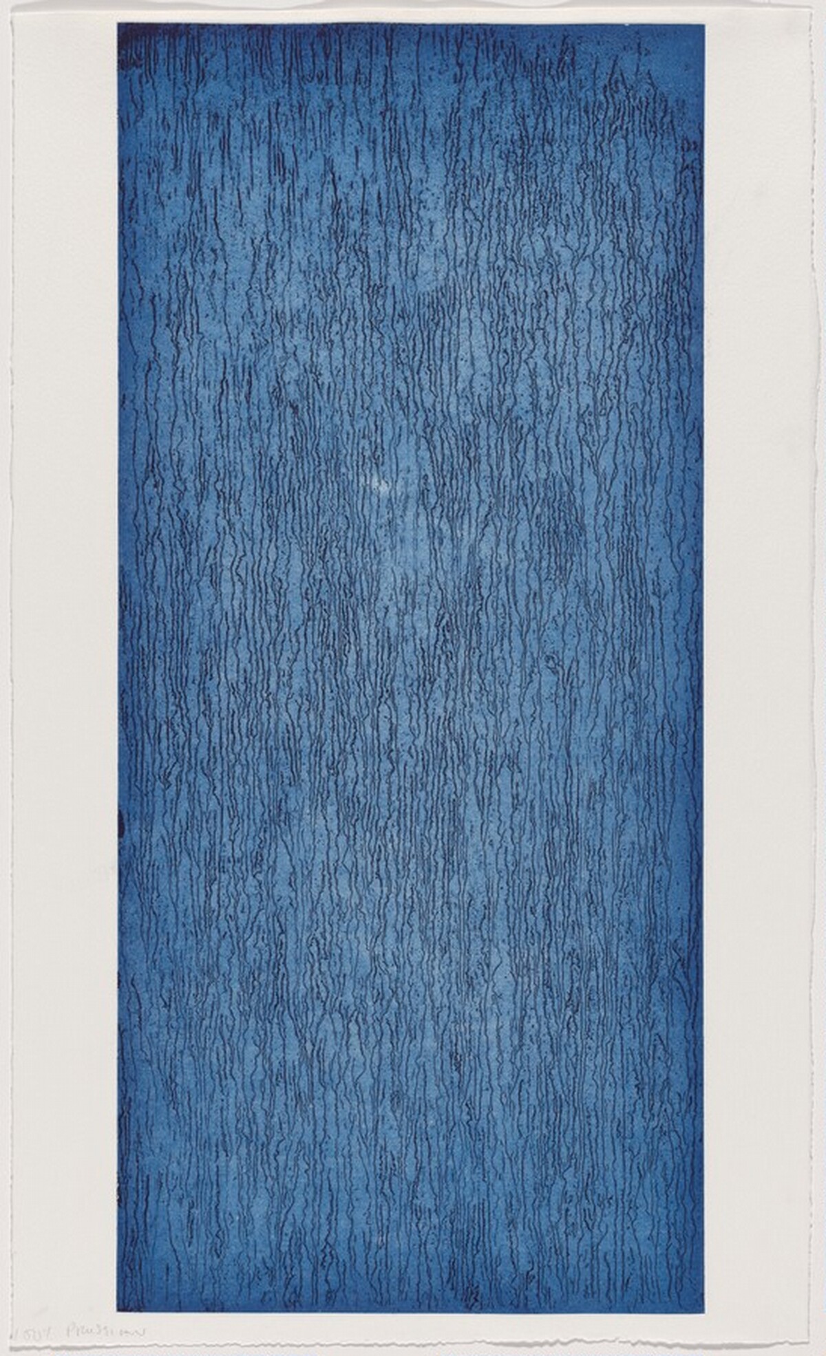 A Walk in the Woods [working proof 3 for Right Panel] by Pat Steir