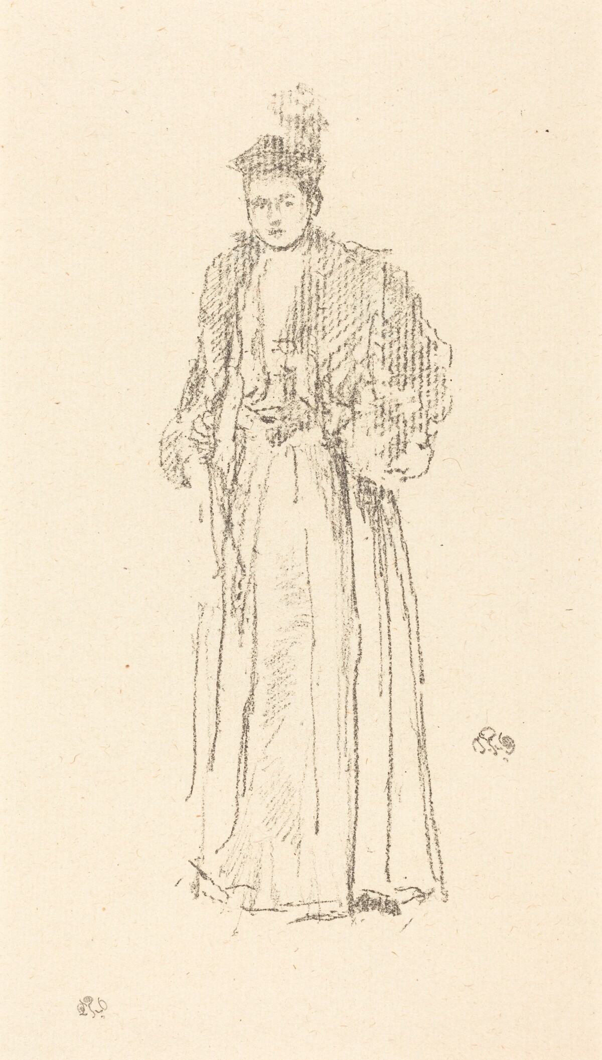 Portrait Study: Miss Charlotte R. Williams by James McNeill Whistler