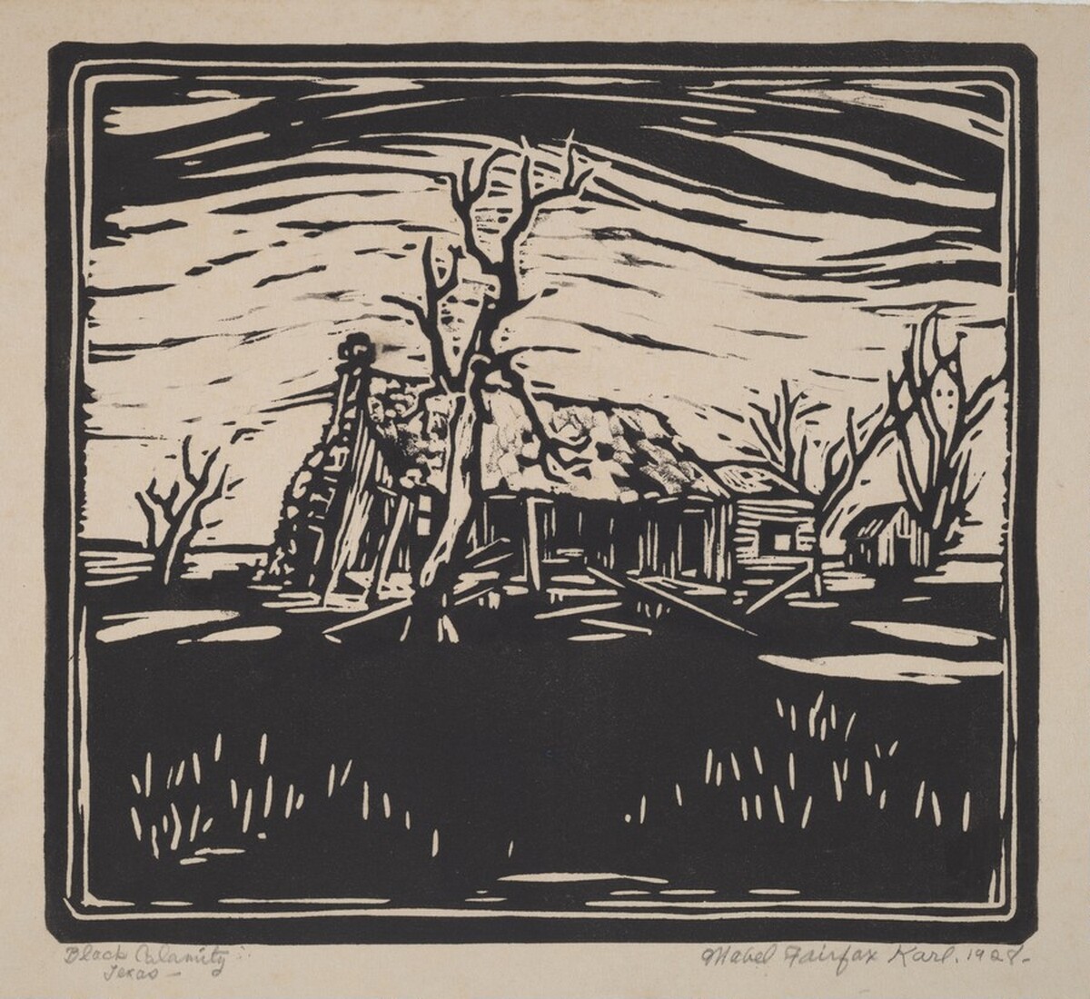 Black Calamity, Texas by Mabel Fairfax Smith Karl