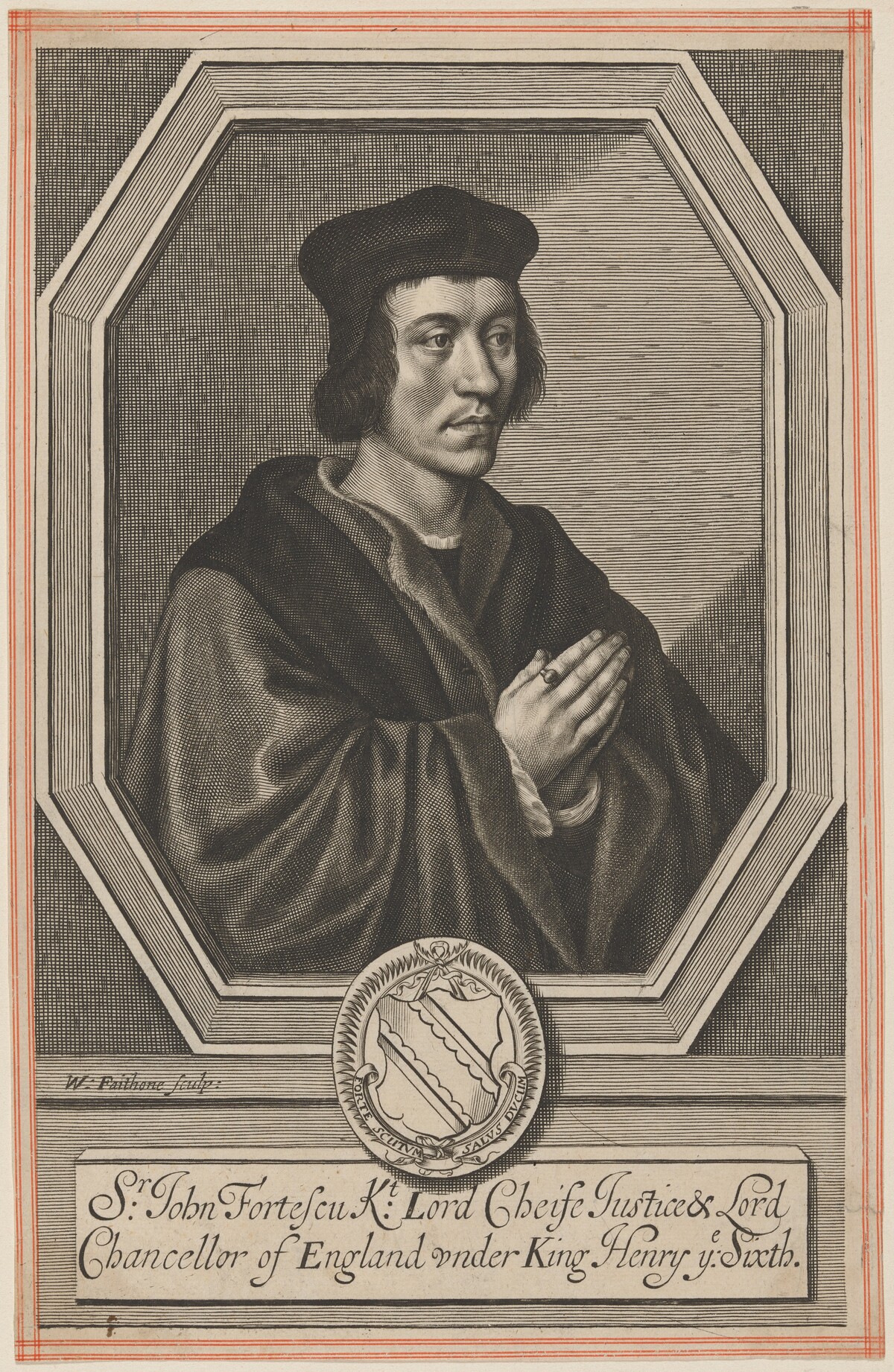 Sir John Fortescue by William Faithorne
