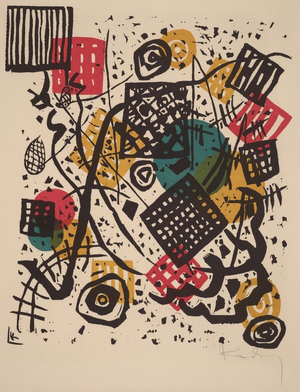 Small Worlds V by Wassily Kandinsky