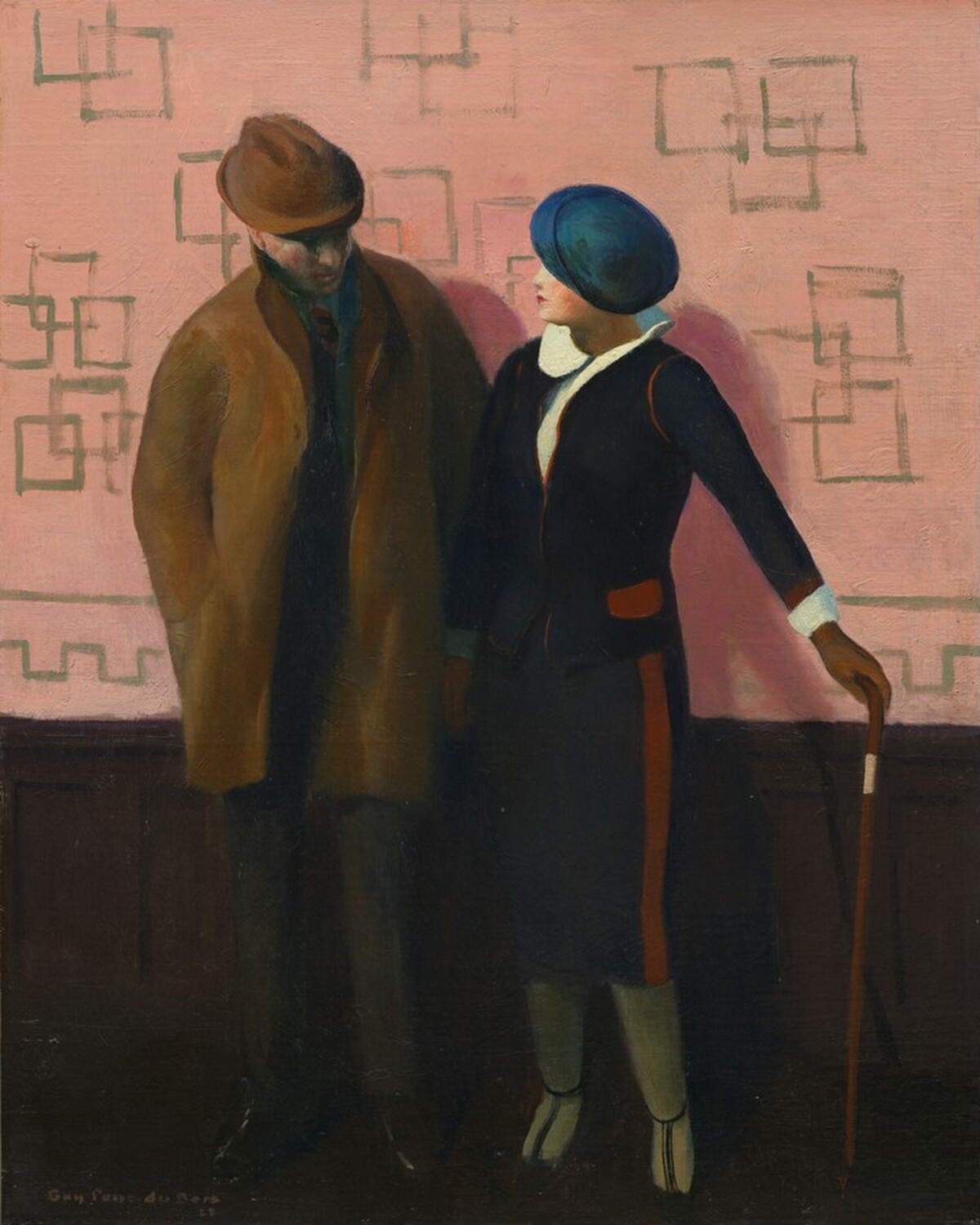 Hallway, Italian Restaurant by Guy Pène du Bois