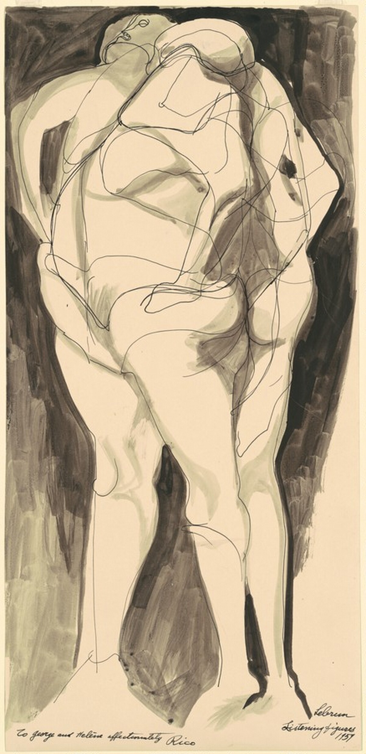 Listening Figures by Rico Lebrun