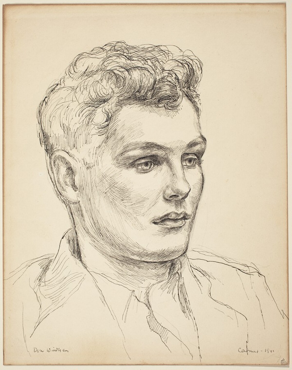 Portrait of Don Windham by Paul Cadmus