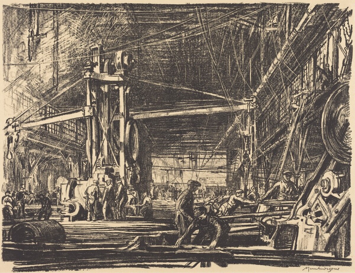 A Workshop by Sir Muirhead Bone