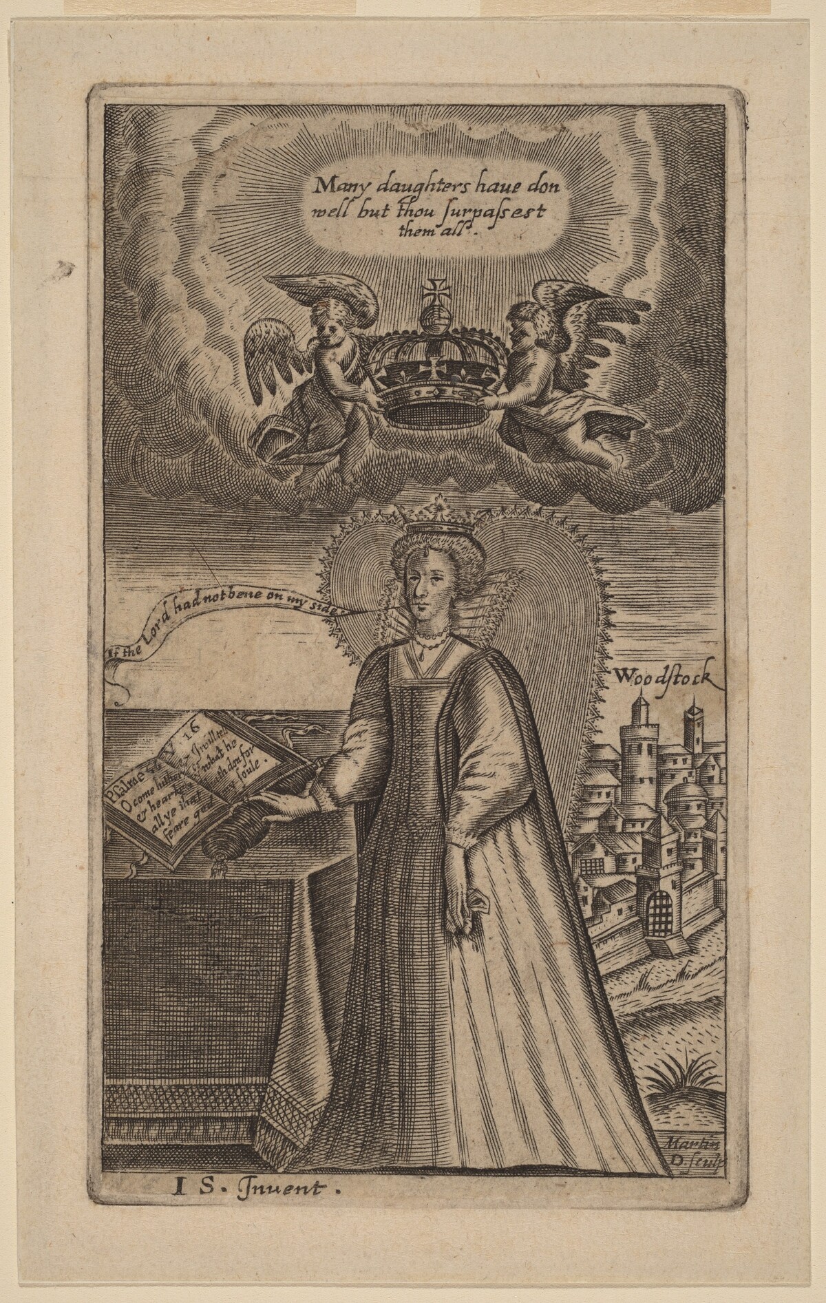 Queen Elizabeth by Martin Droeshout