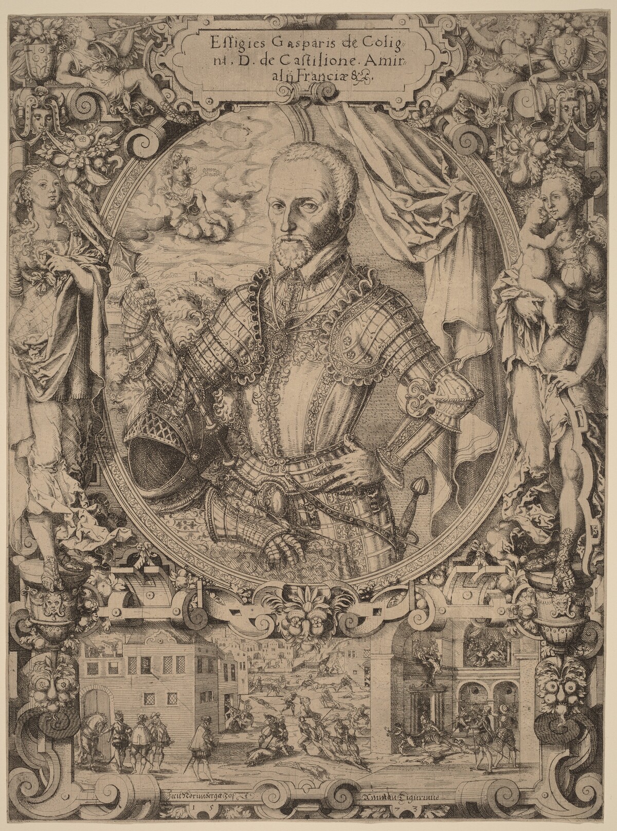 Gaspar de Coligny by Jost Amman
