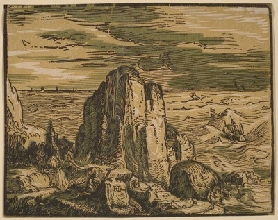 Cliff on a Seashore