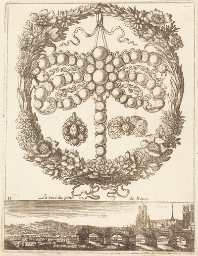 La veue du pont de Rouen