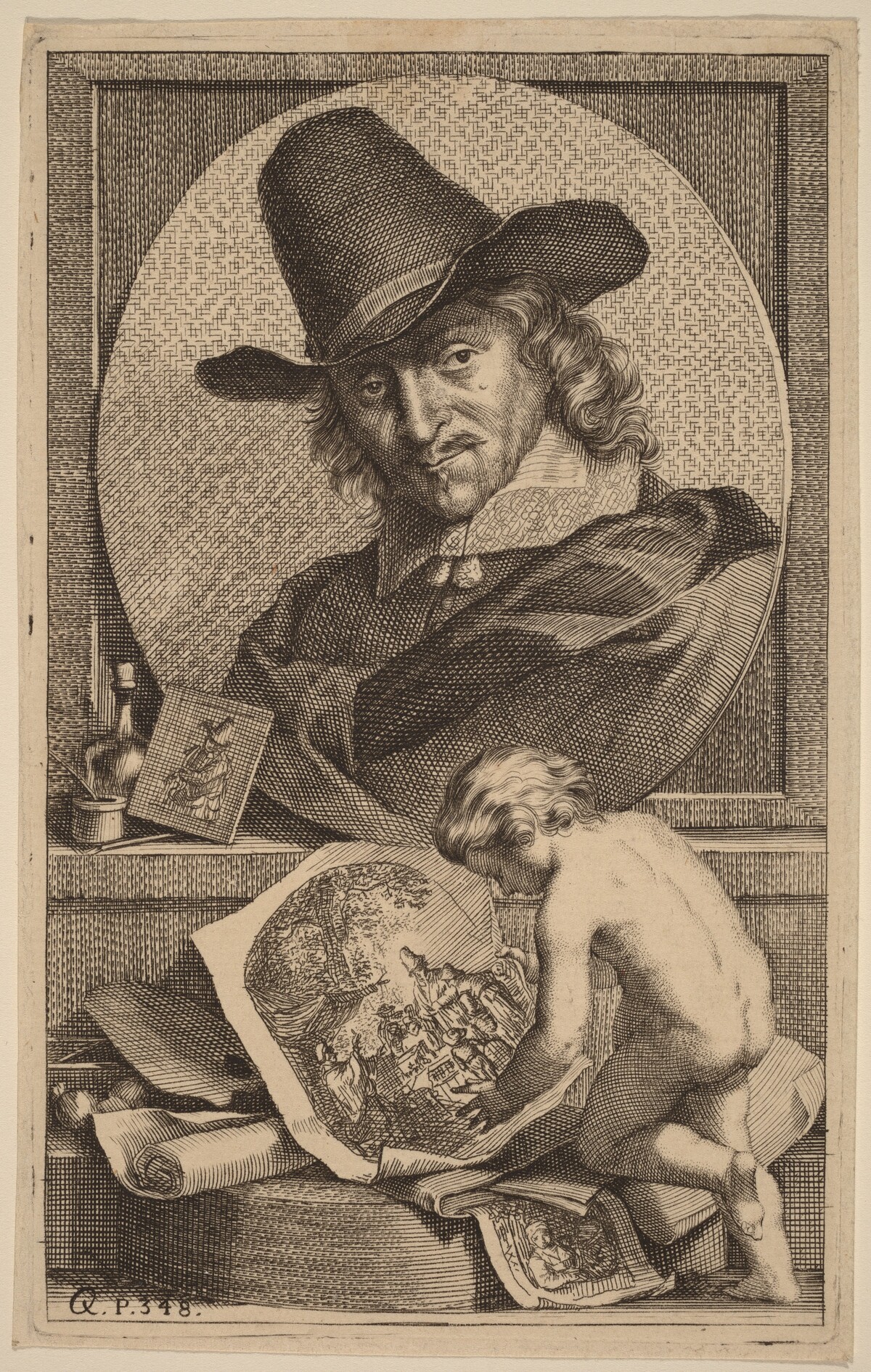 Adriaen van Ostade by Jacobus Houbraken