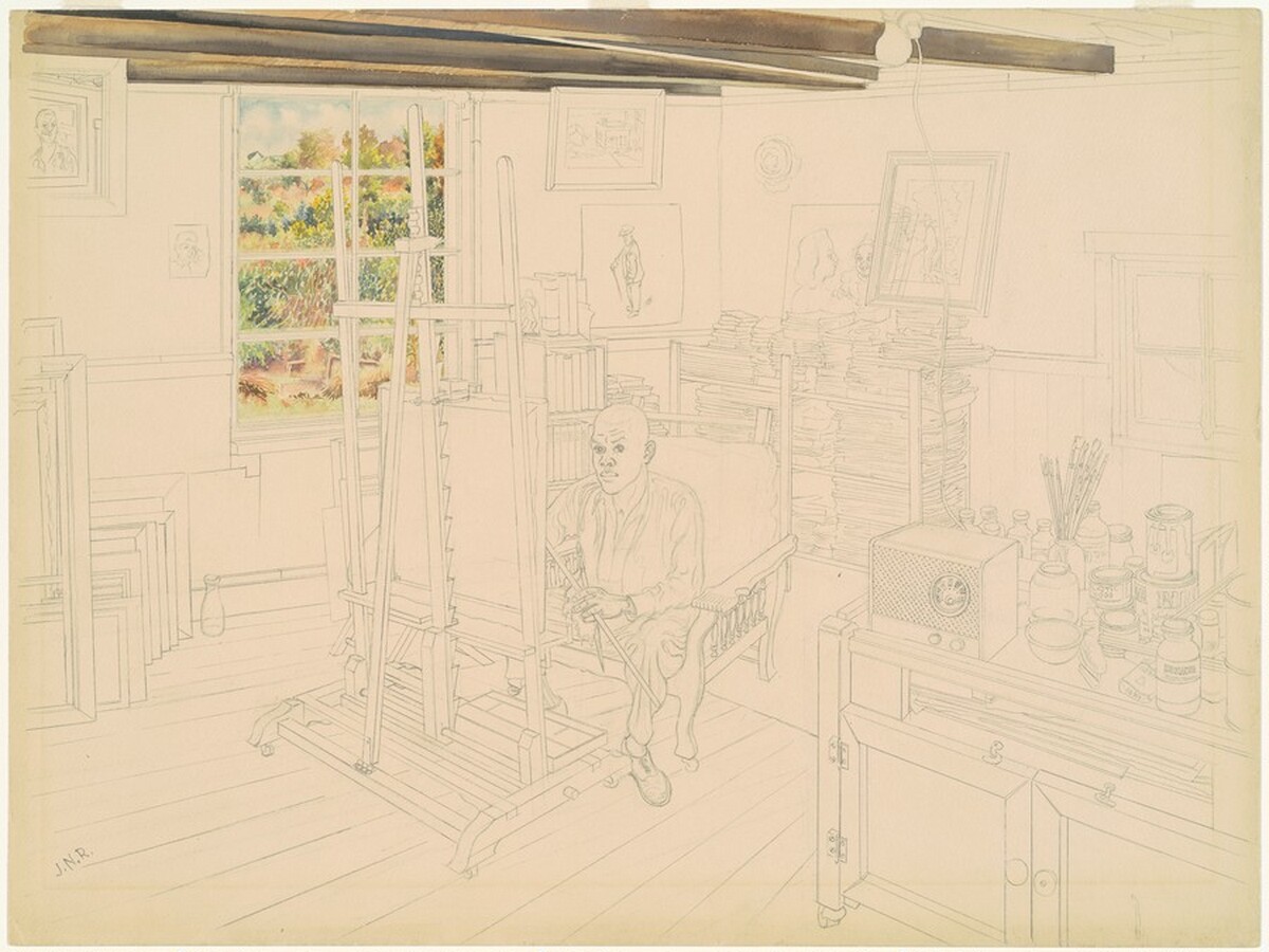 In the Studio by John Robinson
