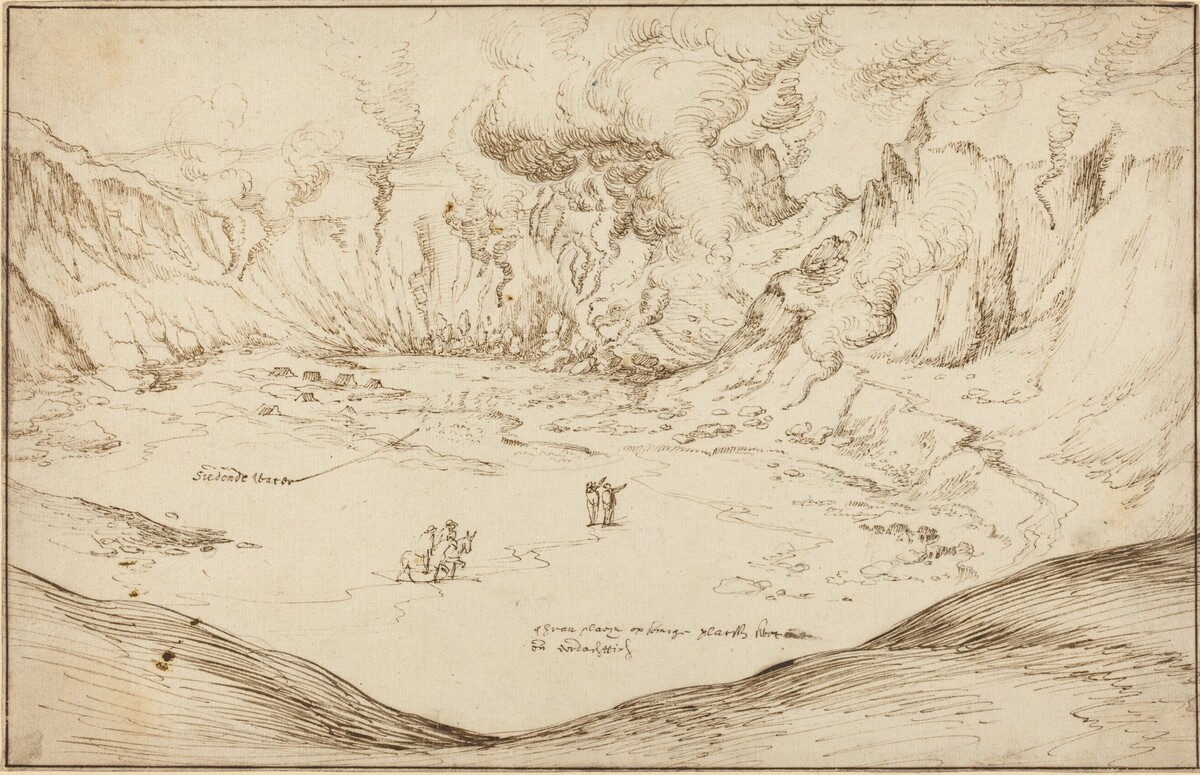 Forum Vulcani: The Hot Springs at Pozzuoli by Joris Hoefnagel