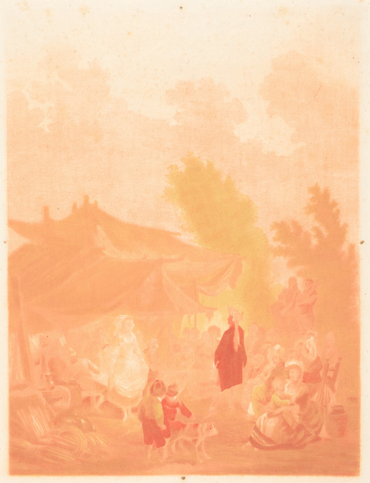 Noce de Village (Village Wedding) by Charles-Melchior Descourtis after Nicolas Antoine Taunay
