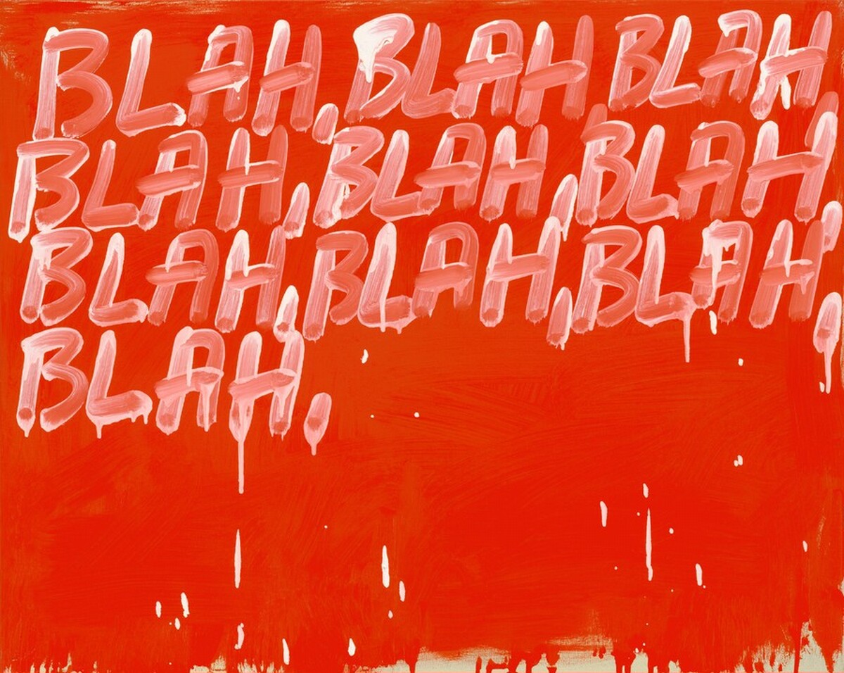 Blah, Blah, Blah by Mel Bochner