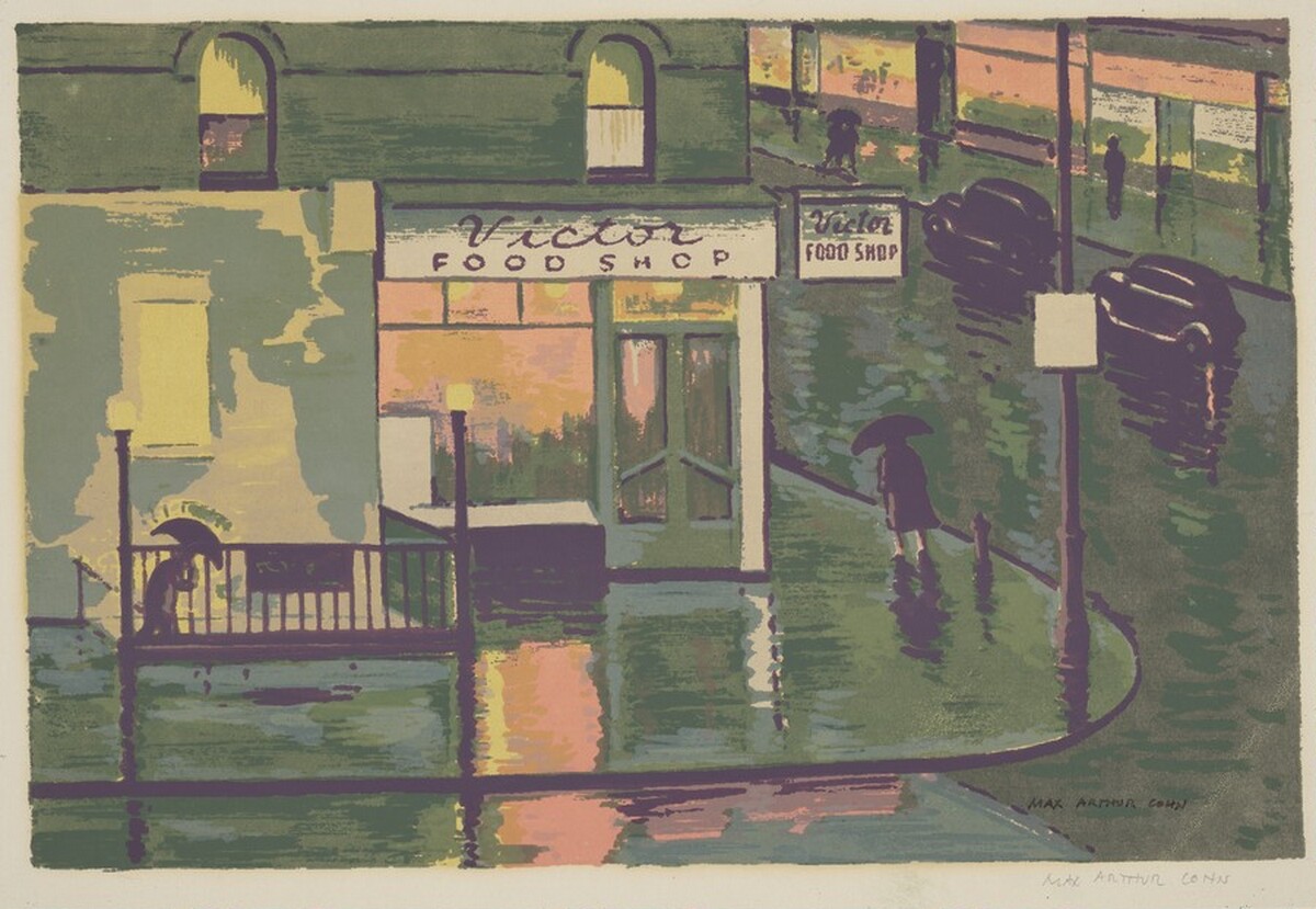 Untitled (Victor Food Shop) by Max Arthur Cohn