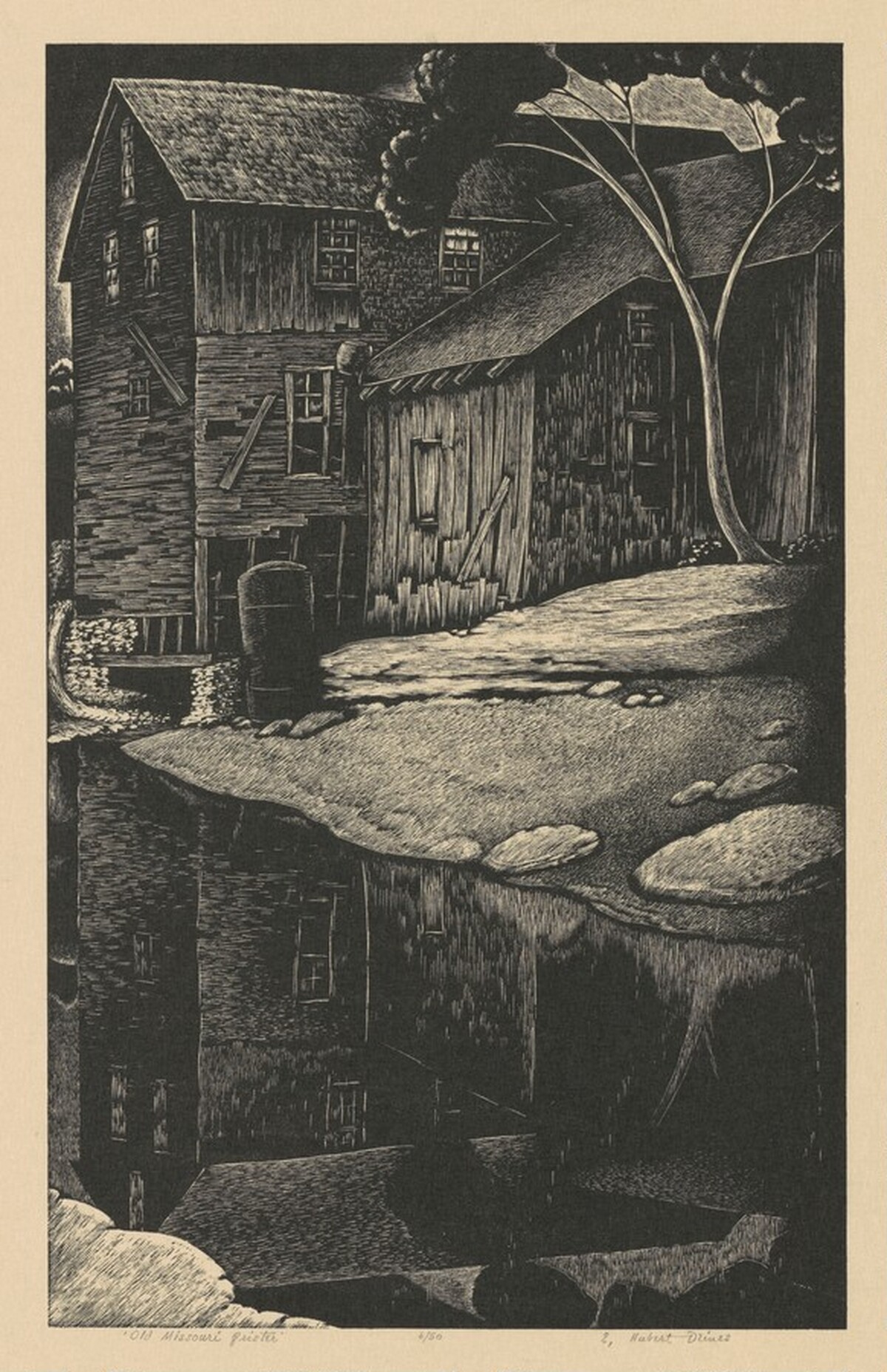 Old Missouri Grister by Ernest Hubert Deines