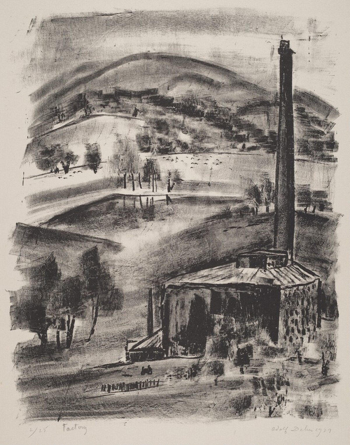 Factory by Adolf Arthur Dehn