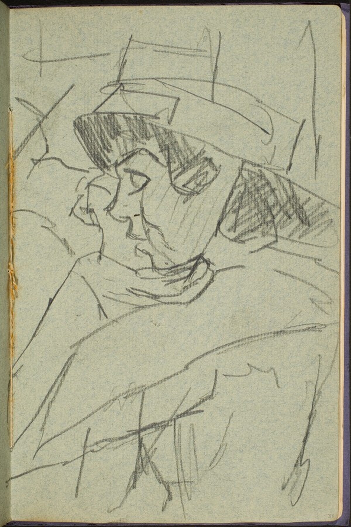 Frau mit Hut (Woman with a Hat) [p. 33] by Max Beckmann