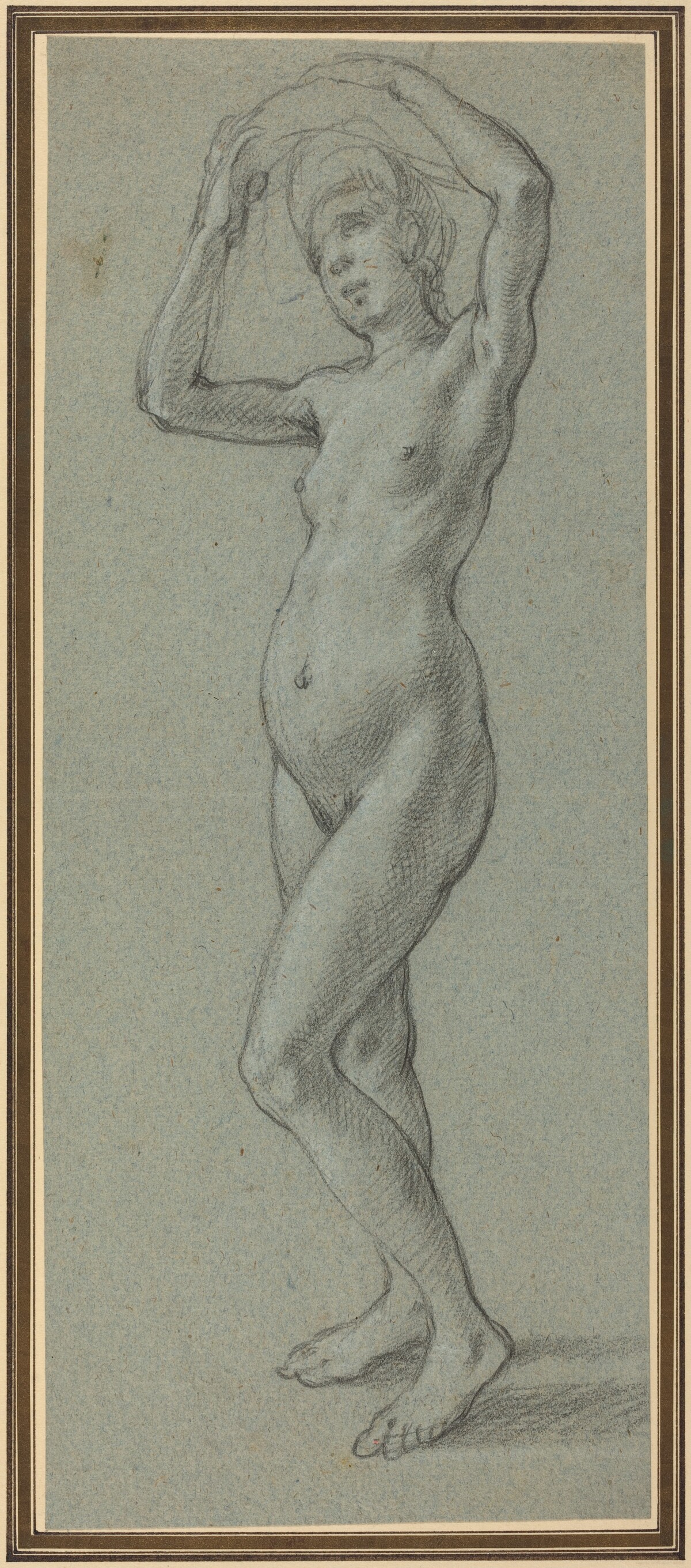 Study of a Female Nude by Alessandro Casolani