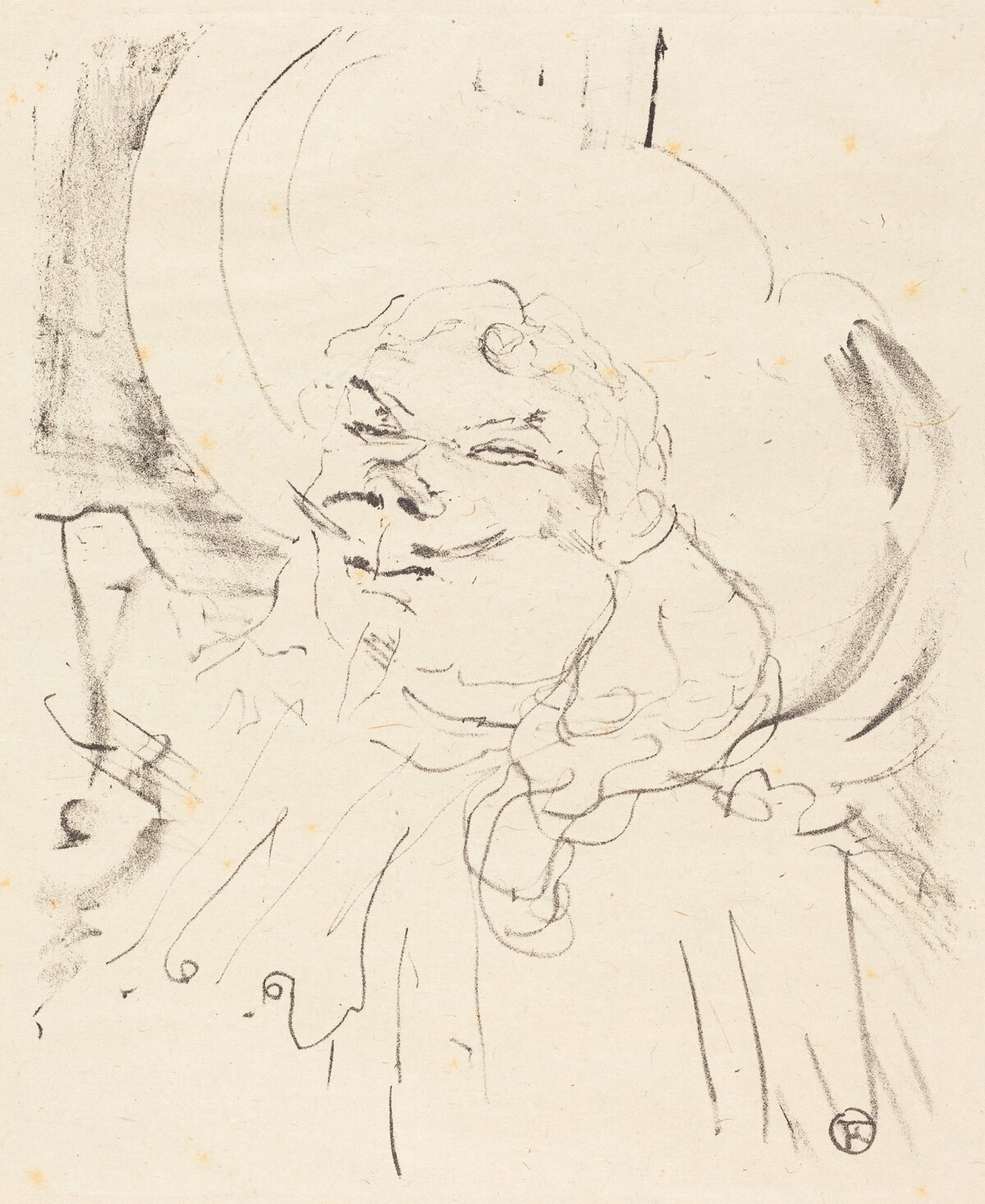 Coquelin the Elder (Coquelin aine) by Henri de Toulouse-Lautrec
