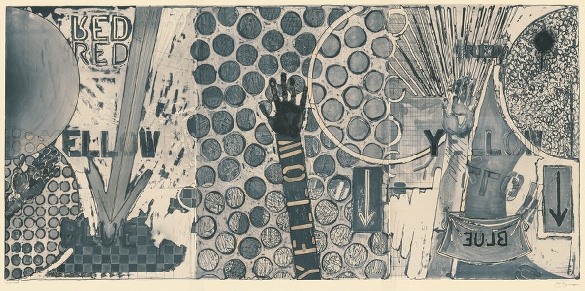 Untitled [trial proof] by Jasper Johns