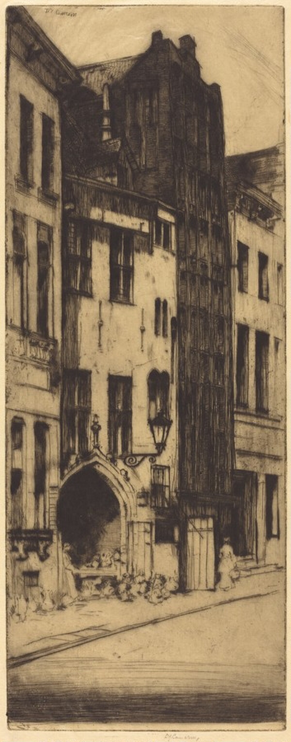 La Maison Noire, Bruges by David Young Cameron
