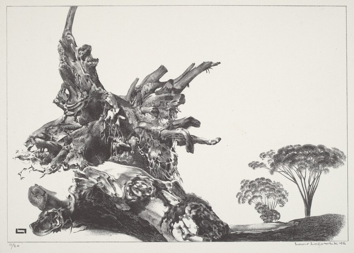 The Quick and the Dead by Louis Lozowick