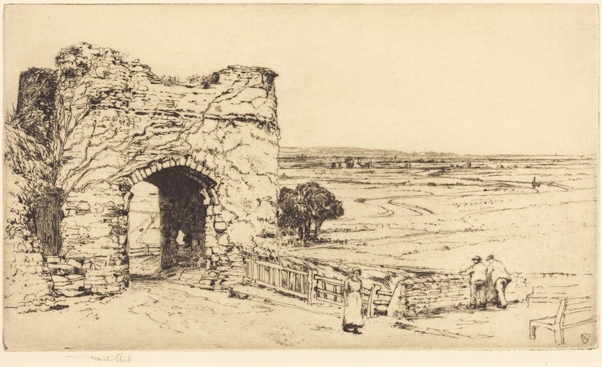 Strand Gate, Winchelsea by Frank Short