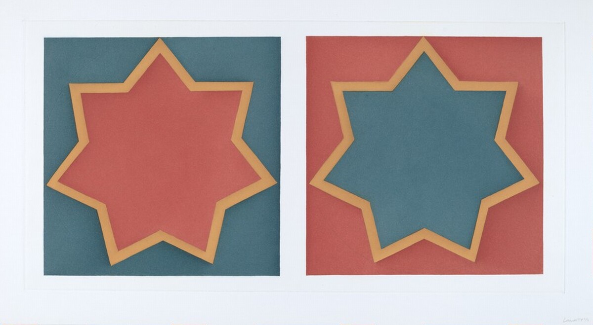Double Stars [trial proof 2] by Sol LeWitt