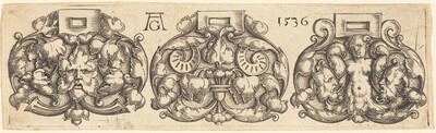Three Buckles of Girdles Side by Side