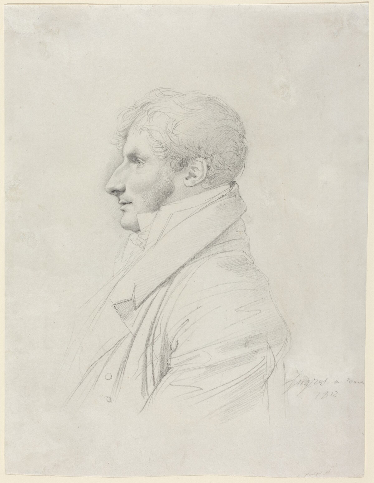 Philippe Mengin de Bionval by Jean-Auguste-Dominique Ingres