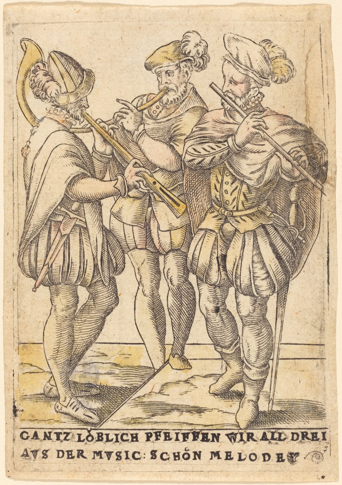 Gantz loblich Pfeiffen wir all drei avs der Mvsic: Schon Melodey by German 16th Century
