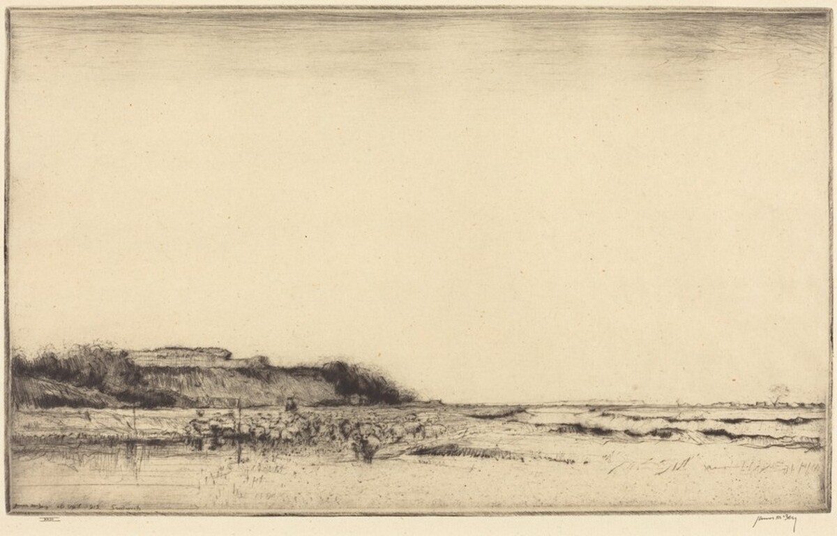 Richborough Castle by James McBey