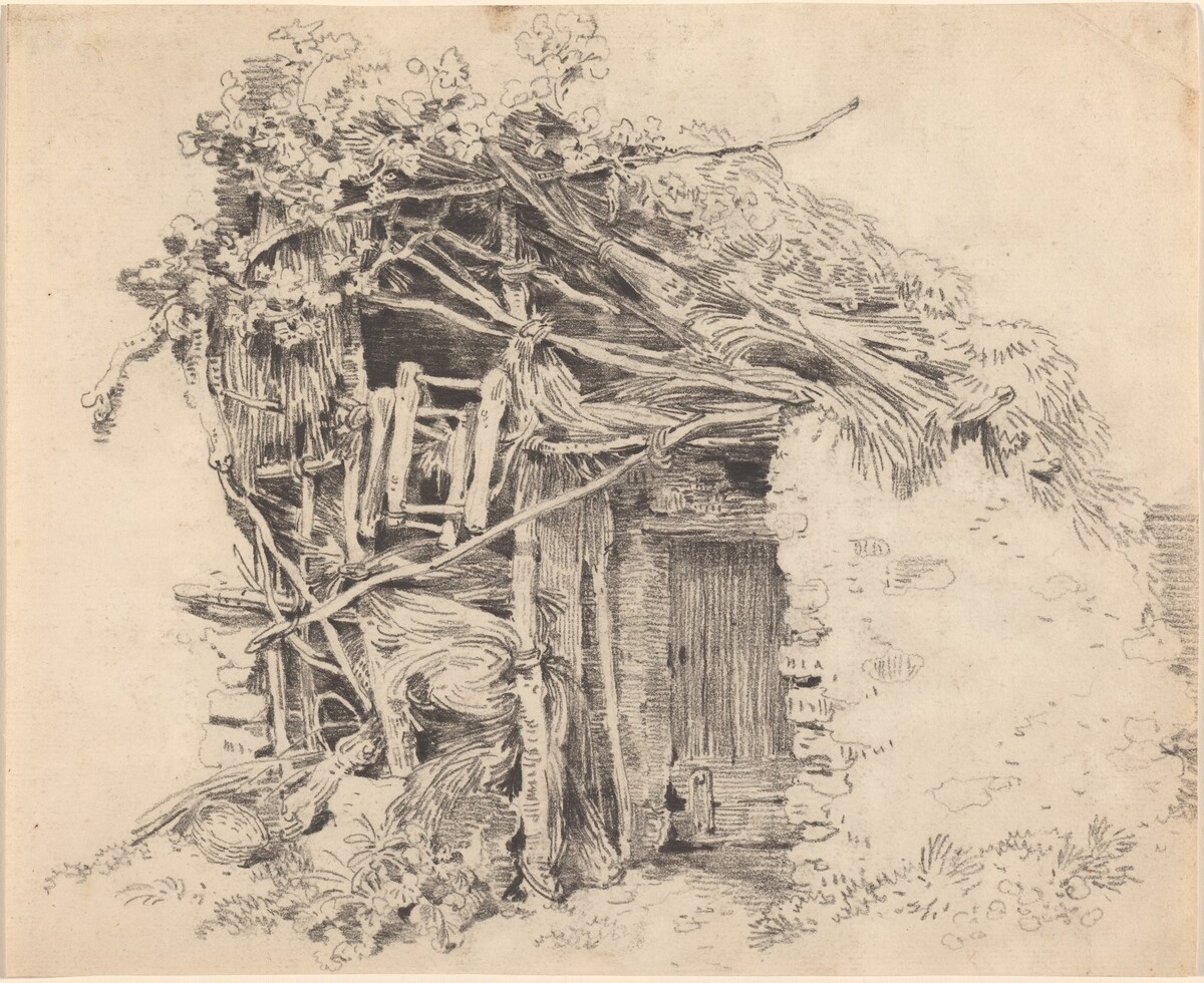 Corner of a Rustic Barn by Sigmund Freudenberger