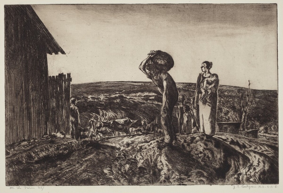 On the Farm by John E. Costigan