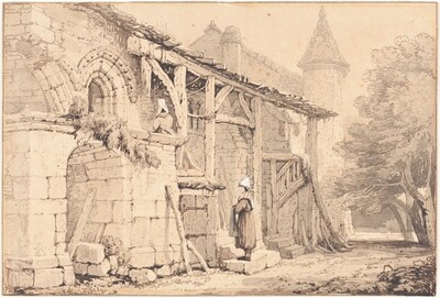Scene at Jumièges
