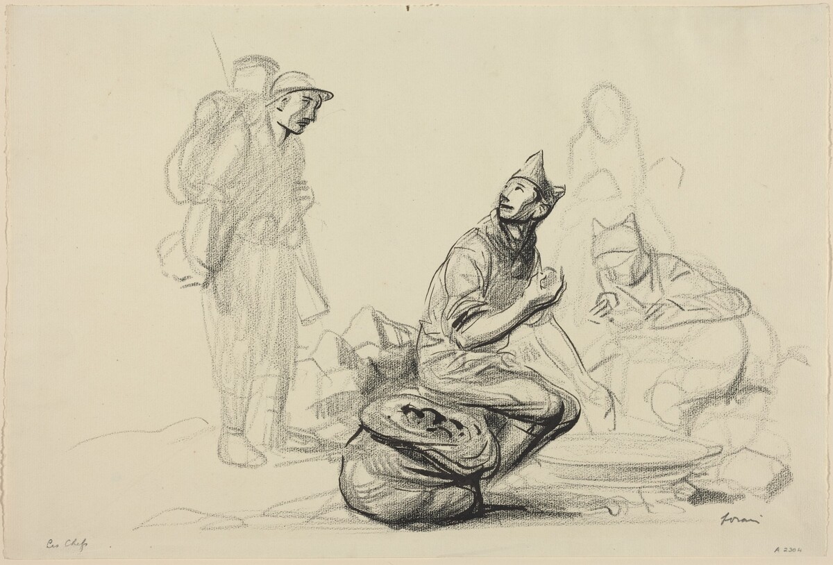 Les chefs (The Chefs) by Jean-Louis Forain