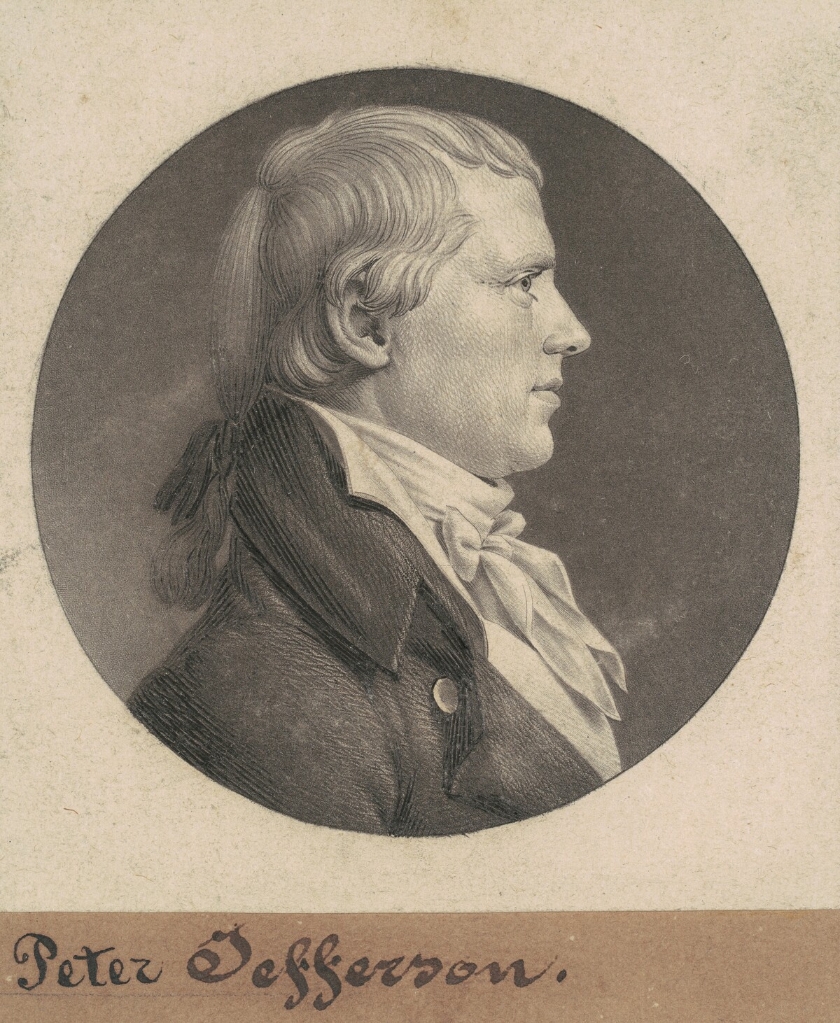 George Jefferson, Jr. by Charles B. J. Févret de Saint-Mémin
